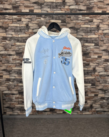 College Bomber - Light Blue